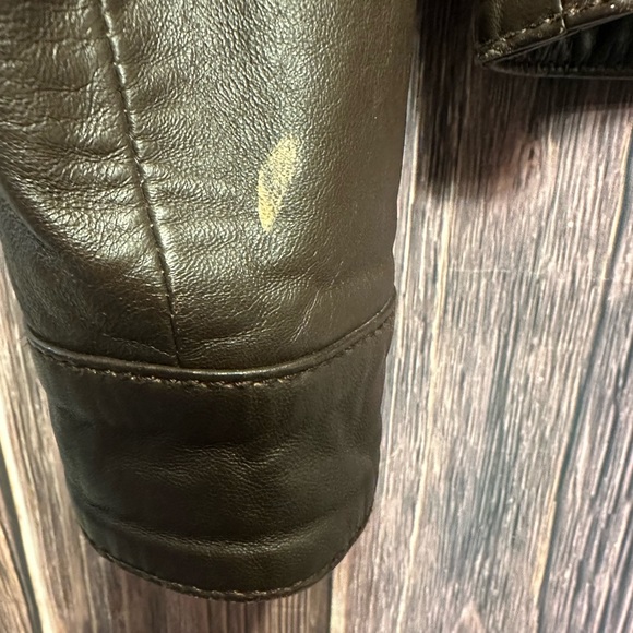 Levi’s Strauss 100% Polyester Brown Button Down Jacket Coat - Men’s Size Large - Picture 7 of 7